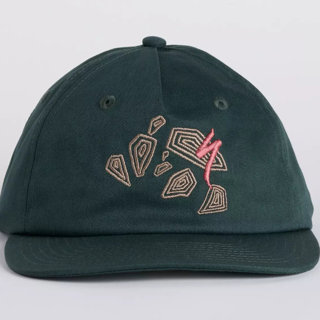 Abstract 5-Panel Pinch Front Hat